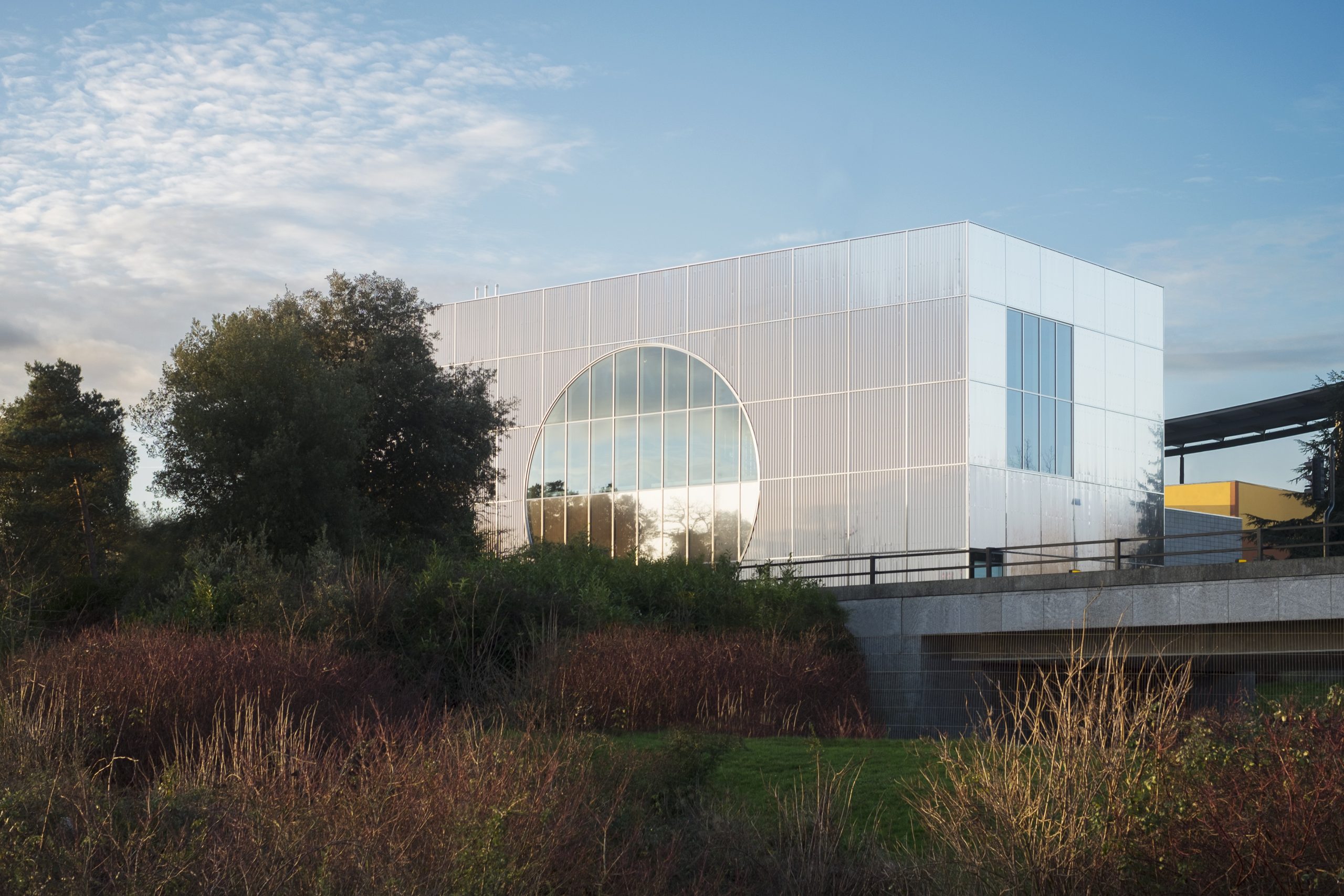 MK Gallery exterior by 6a architects, featuring City Club by Gareth Jones and Nils Norman.